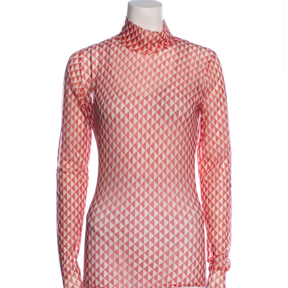 Henrik Vibskov (rare) Geometric Red Blouse